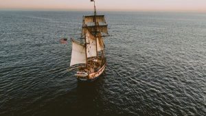How fast were old sailing ships