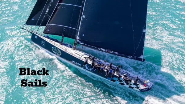 why are sails black in the sydney to hobart