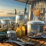 essential kitchen utensils for cooking while sailing